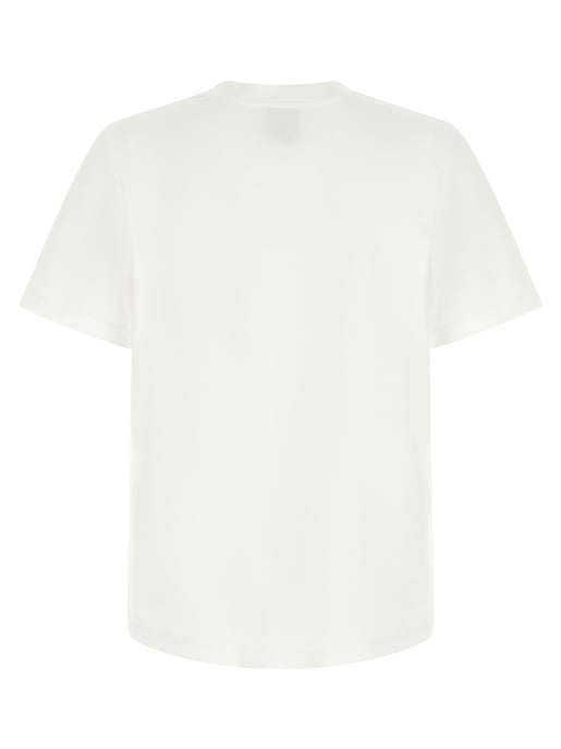 Casablanca Vit T-shirt i ekologisk bomull - Image 2