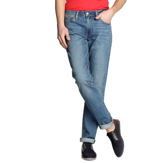 LEVI'S 511 Mens Denim Jeans Casual Washed Blue Pants - Image 1