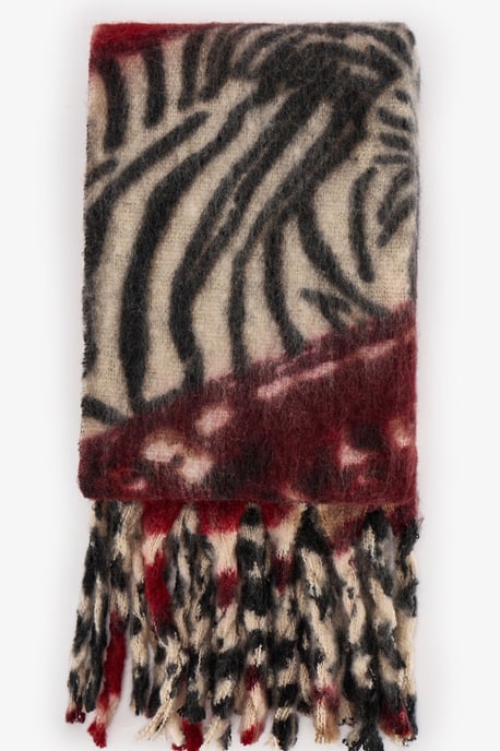 Erica Zebra Pattern Scarf - Image 4