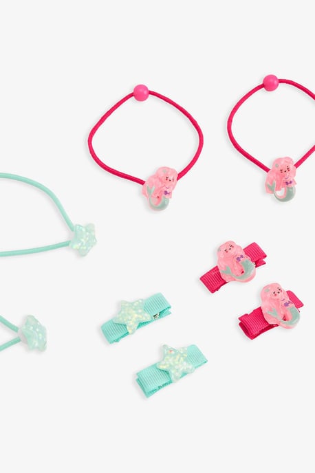 Girls' Mermaid Hair Clip Set - Image 2