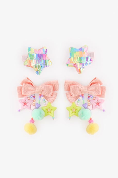 Girls' Star Hair Clip Set - Image 1