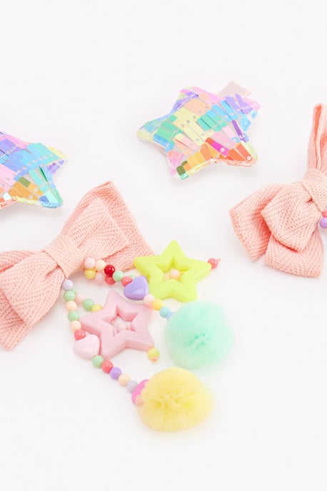Girls' Star Hair Clip Set - Image 2