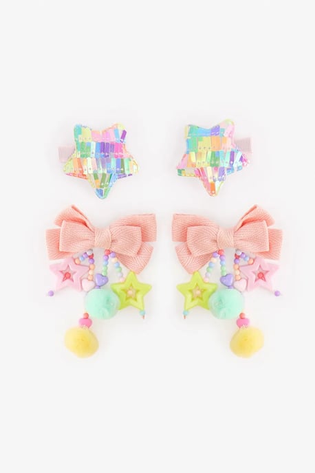 Girls' Star Hair Clip Set - Image 3