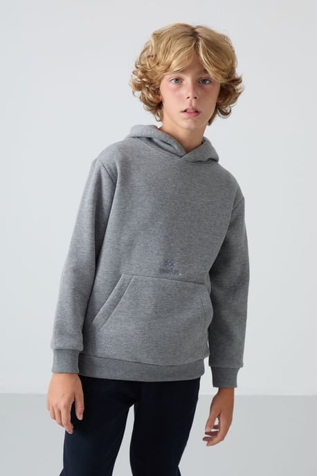 Tommy Life Sweater voor jongeren met capuchon en zak - Image 1