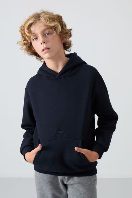 Sweatshirt voor jongeren met capuchon en zak - Image 4