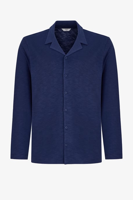 Men's Season Long Sleeve Shirt Trousers Pajama Set - Image 2