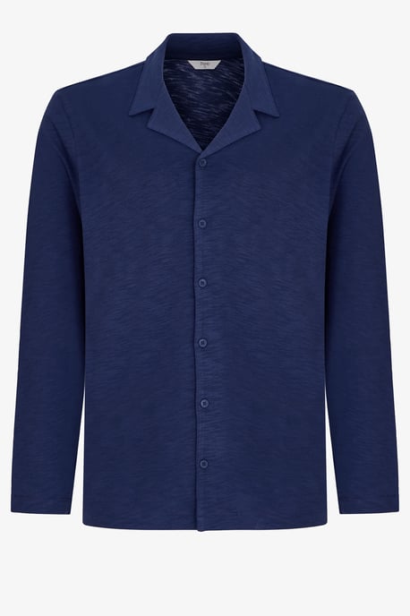 Men's Season Long Sleeve Shirt Trousers Pajama Set - Image 5