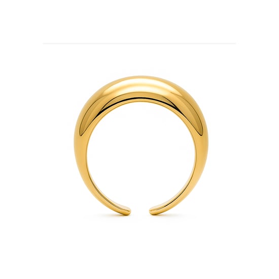 Luxenter ring is afgewerkt in 18 karaats geel goud - Egarval - Image 6