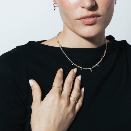 Luxenter Ring in 925 sterling zilver en amethist zirkonia, geëindigd in 18 karaat geelgoud - Alsion - Image 2