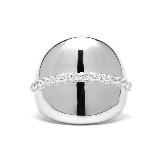 Luxenter Ring in 925 Sterling Silver and Brilliant Zirconia with rhodium finish - Idel - Image 5