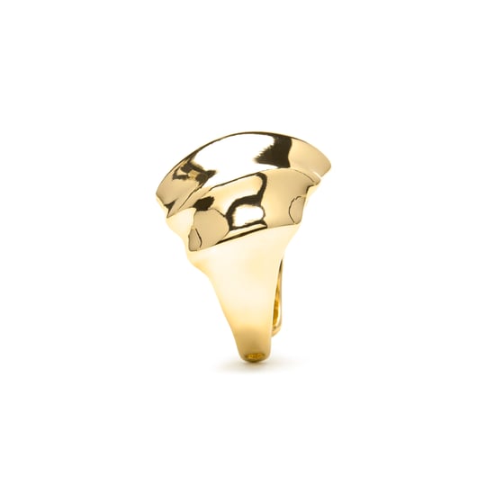 Luxenter ring afgewerkt in 18 karaat geel goud - Dinu - Image 3