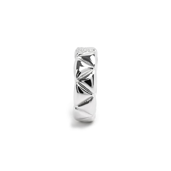 Luxenter Ring in 925 sterling zilver en briljant zirkonia met rhodiumafwerking - Imwa - Image 3