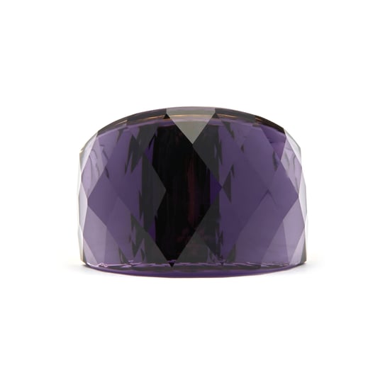 Luxenter Ring met Onyx Hydrothermal Quartz afgewerkt in 18k geelgoud - Fadino - Image 5