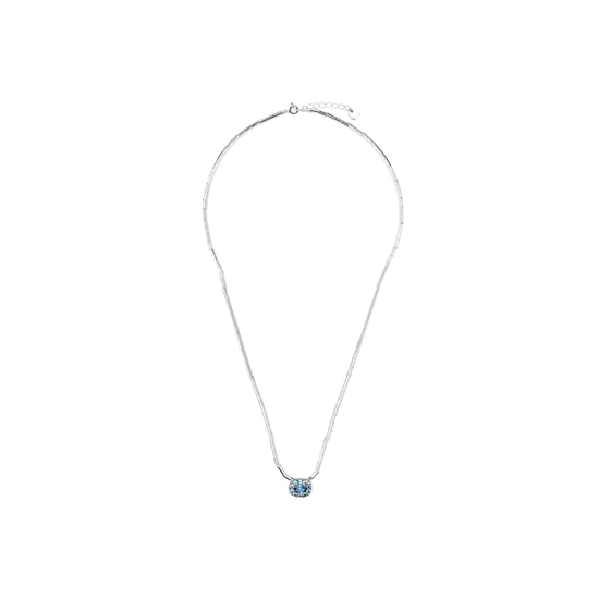 Luxenter ketting in 925 sterling zilver en saffier Zirconia rhodium afwerking - Mezay - Image 3