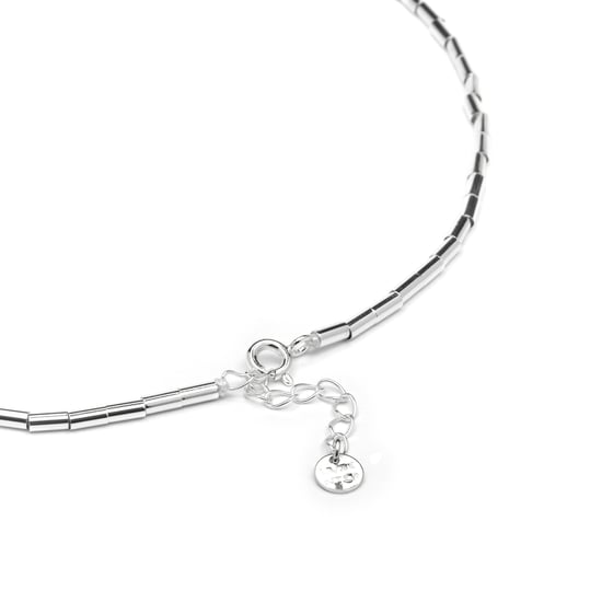 Luxenter ketting in 925 sterling zilver en saffier Zirconia rhodium afwerking - Mezay - Image 6