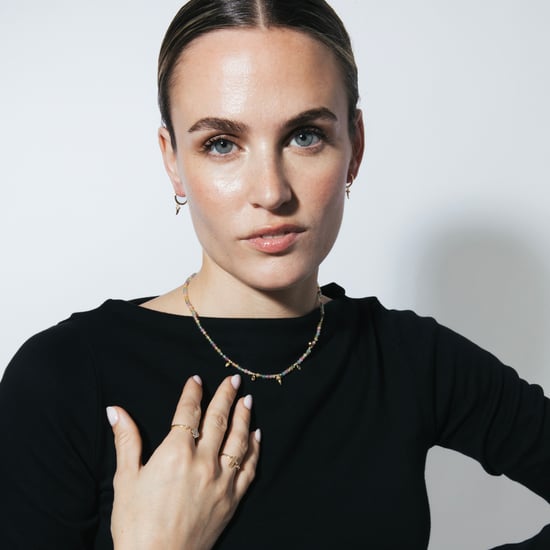 Luxenter ketting in 925 sterling zilver en multicolor zirkonia, afgewerkt in 18 karaat geel goud - Esli - Image 2