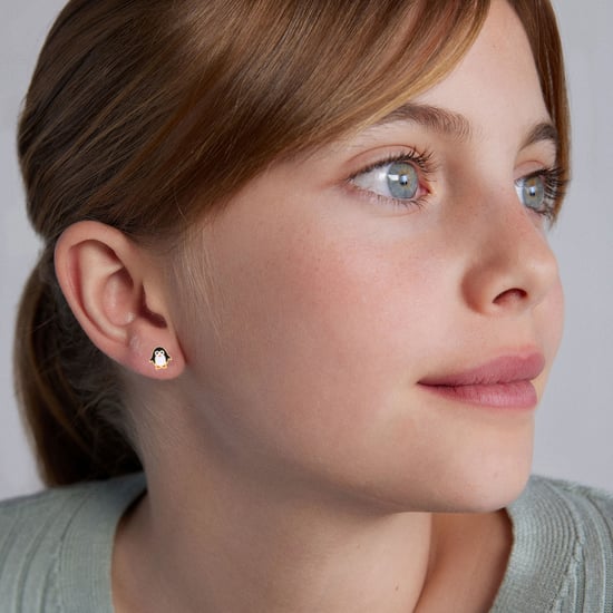 Luxenter 925 Sterling Silver Earrings Finished in 18k Yellow Gold - Shuab - Image 2
