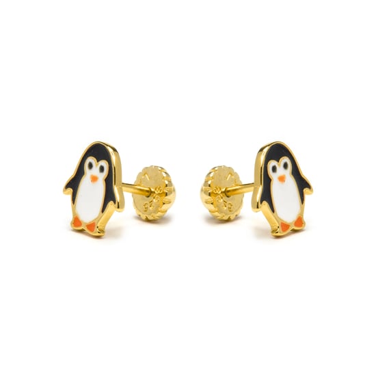 Luxenter 925 Sterling Silver Earrings Finished in 18k Yellow Gold - Shuab - Image 3