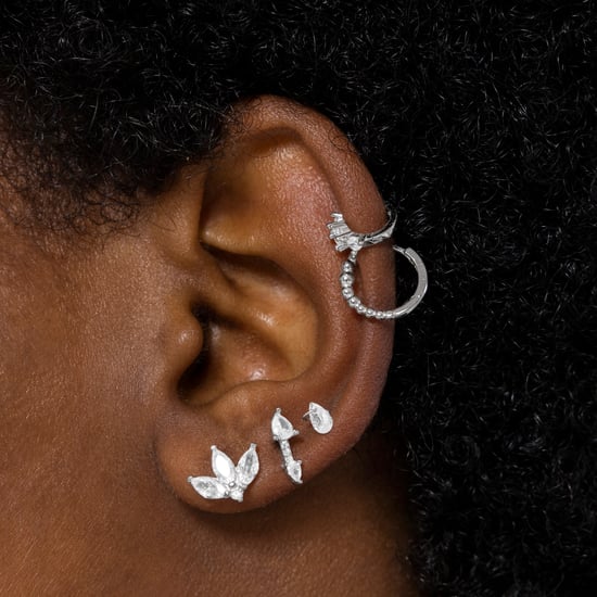 Luxenter Piercing i 925 Sterling Silver agus Brilliant Zirconia críochnaithe i Róidiam - Egdos - Image 3