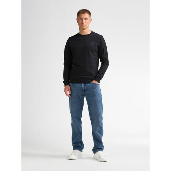Petrol Industries men sweater round neck m-3060-swr322 9111 deep black - Image 2