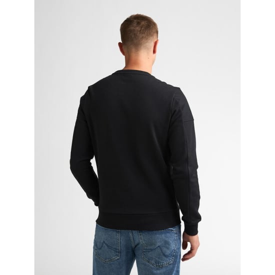 Petrol Industries men sweater round neck m-3060-swr322 9111 deep black - Image 3