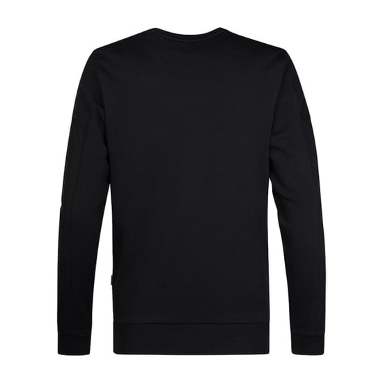 Petrol Industries men sweater round neck m-3060-swr322 9111 deep black - Image 6