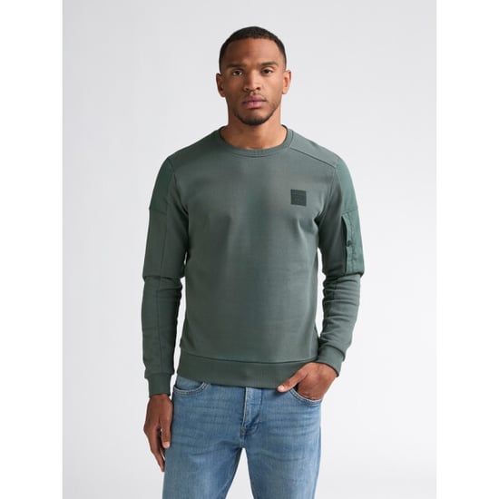 Petrol Industries men sweater round neck m-3060-swr322 6185 steel green - Image 2