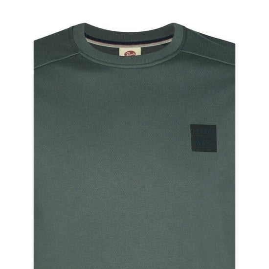 Petrol Industries men sweater round neck m-3060-swr322 6185 steel green - Image 3