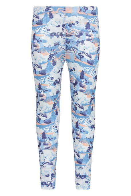 'Talus' Printed Kids Top & Pant Quick Wicking Warm Base Layer Set Multicolour - Image 4