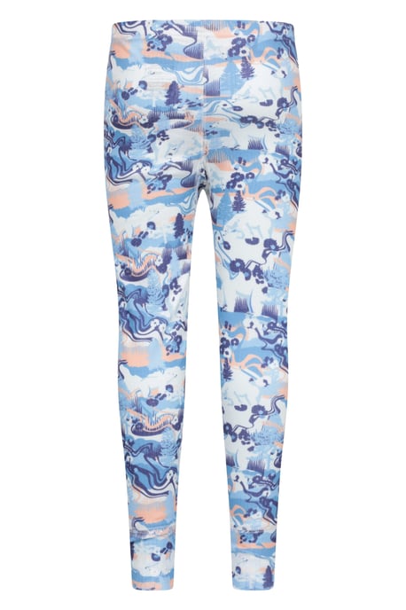 'Talus' Printed Kids Top & Pant Quick Wicking Warm Base Layer Set Multicolour - Image 6