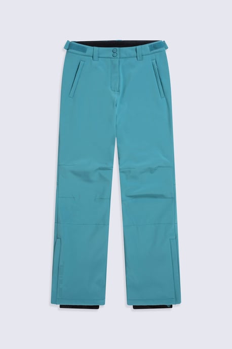 'Alpine' Women's Waterproof Snow Pants Breathable Adjustable Waist Ski Trouser Teal - Image 6