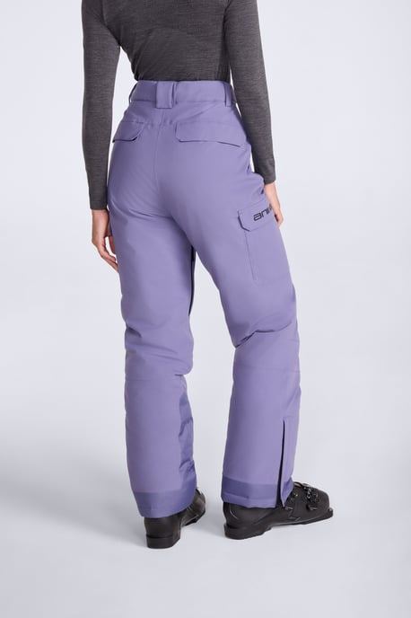 'Glaze' Women's Snow Pants Casual Straight Leg Adjustable Waist Winter Trouser Pale Blue - Image 2