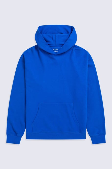 'Icon' Men's Logo Drop Shoulder Hoodie with Kangaroo Pocket Warm Sweatshirt Blue/Navy - Image 5