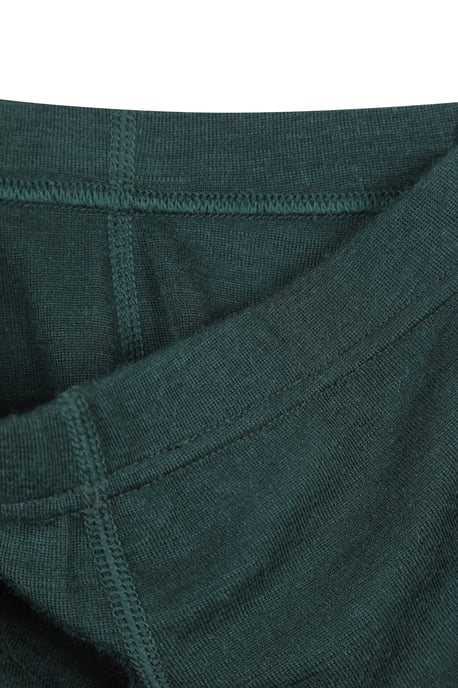 'Merino II' Kids Thermal Base Layer Trousers Breathable Winter Pants Dark Green - Image 4