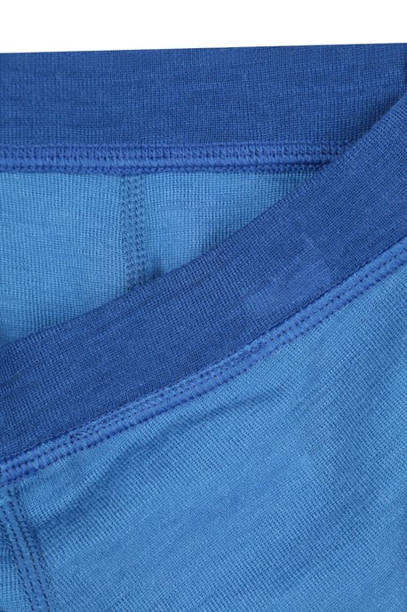 'Merino II' Kids Thermal Base Layer Trousers Breathable Winter Pants Blue/Navy - Image 4