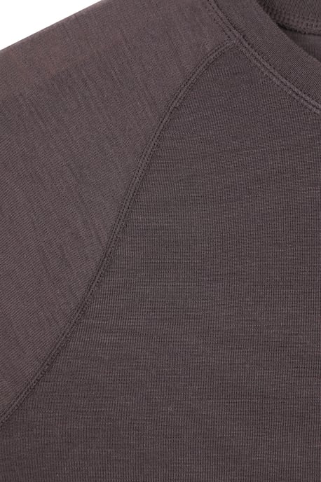 Merino Men's Thermal Baselayer Top Long Sleeve Hiking Winter Pullover Brown - Image 4