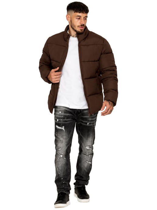 Kruze | Mens Funnel Neck Puffer Jacket - Image 2
