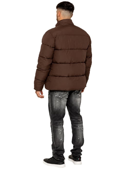 Kruze | Mens Funnel Neck Puffer Jacket - Image 6