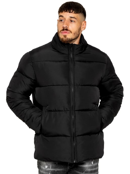 Kruze | Mens Funnel Neck Puffer Jacket - Image 5