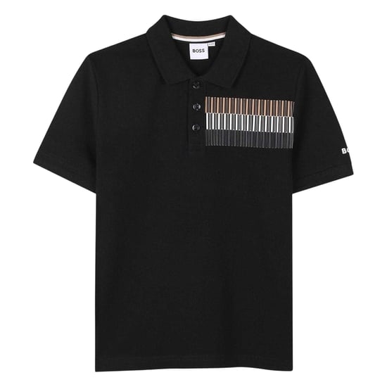 Boss Kinder/Kids Regular Poloshirt (Zwart) - Image 1