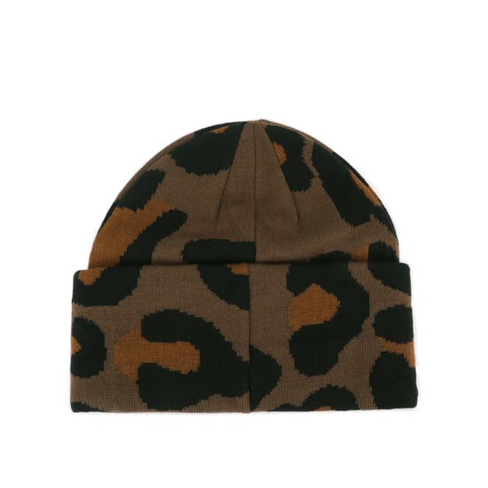 Kurt Geiger London Leopard Cuff Beanie Hat - Image 2