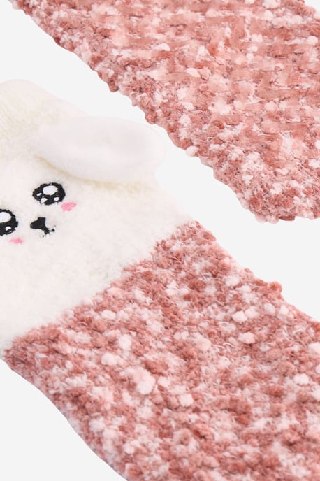 Happiness Dog Pattern Crew Socks - Image 6