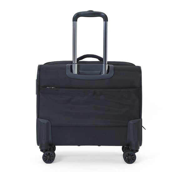 18" laptopportfölj på hjul, svart, 1680D polyester, 4 hjul, affärsväska - Image 4
