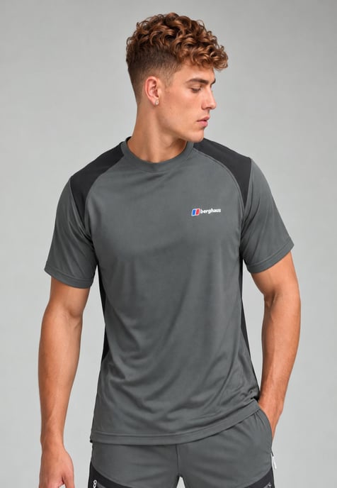 Berghaus Mens Wayside 3.0 Tech Tee in Grey - Image 4
