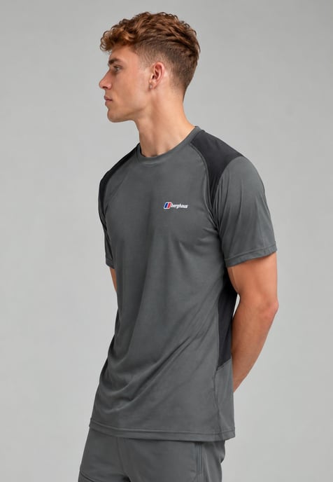 Berghaus Mens Wayside 3.0 Tech Tee in Grey - Image 5