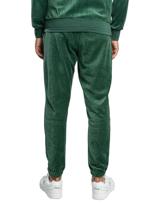 Fila Eddie Velour Joggingbroek Met Bamboe Badge, Groen - Image 3