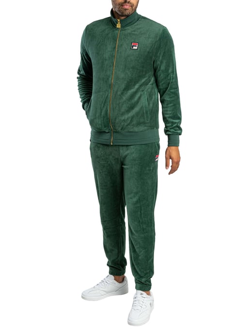 Fila Nero Velours Trainingsjack, Groen - Image 6