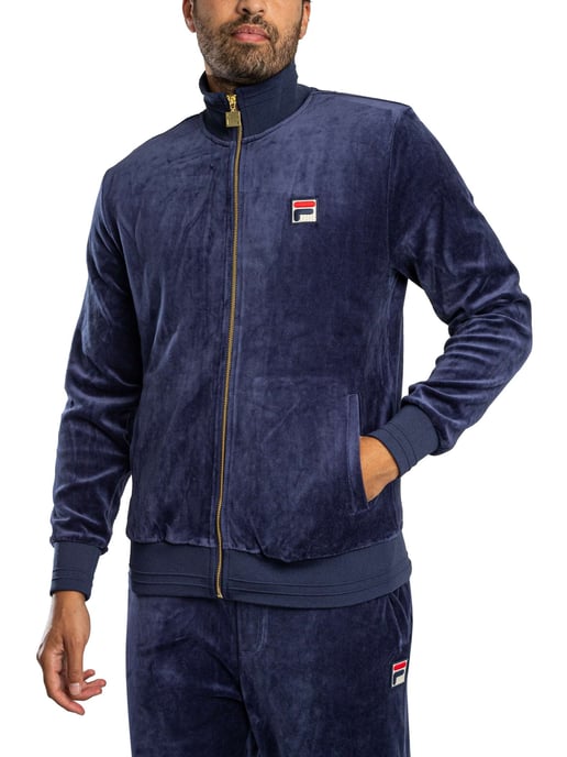 Fila Nero Velours Trainingsjack, Blauw - Image 1