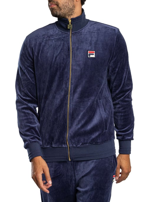 Fila Nero Velours Trainingsjack, Blauw - Image 2