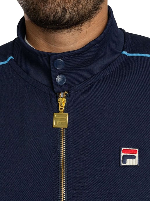 Fila Eldon Piping Trainingsjack, Blauw - Image 5